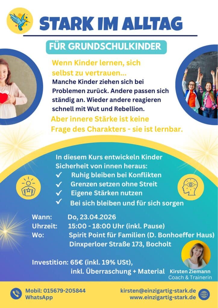 Stark im Alltag - Kurs für Grundschulkinder